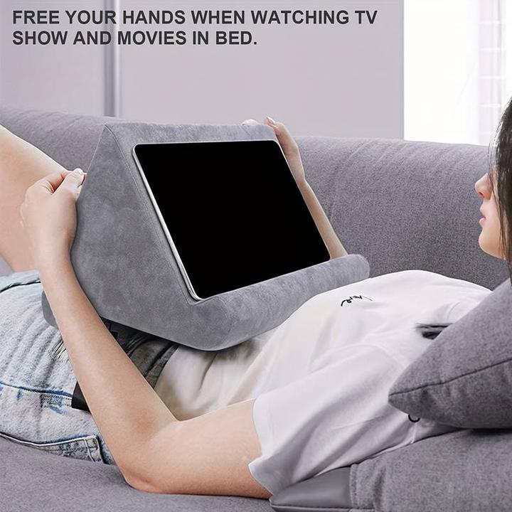 Actual product image PhoneLook Coussin support doux et confortable pour smartphones, tablettes ou écran