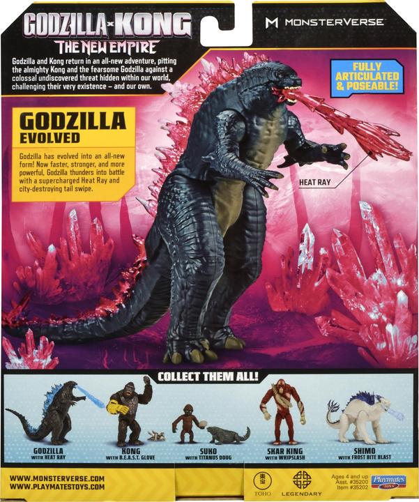 Image du produit Playmates MonsterVerse - Godzilla Evolved, 15 cm (271-35202)