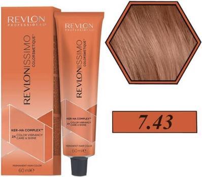 Produktbild Revlon Professional Colorsmetique 7.43 Mittelblond Kupfer-Gold (Mittelblond Kupfer-Gold)