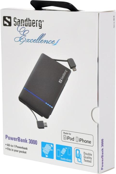 Productafbeelding Sandberg 480-06 (3000 mAh, 11.10 Wh)