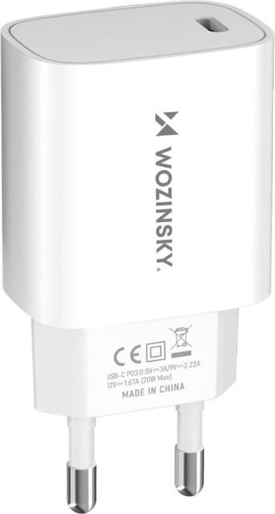 Wozinsky WGWCCW 20W USB-C wall charger - white (20 W)