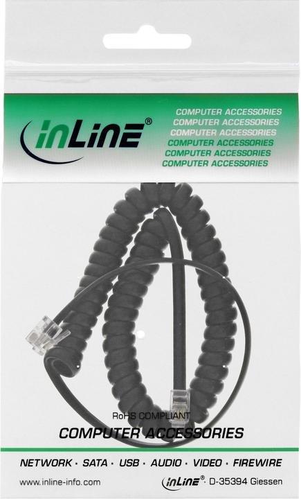 Image du produit InLine Câble spiralé pour combiné
