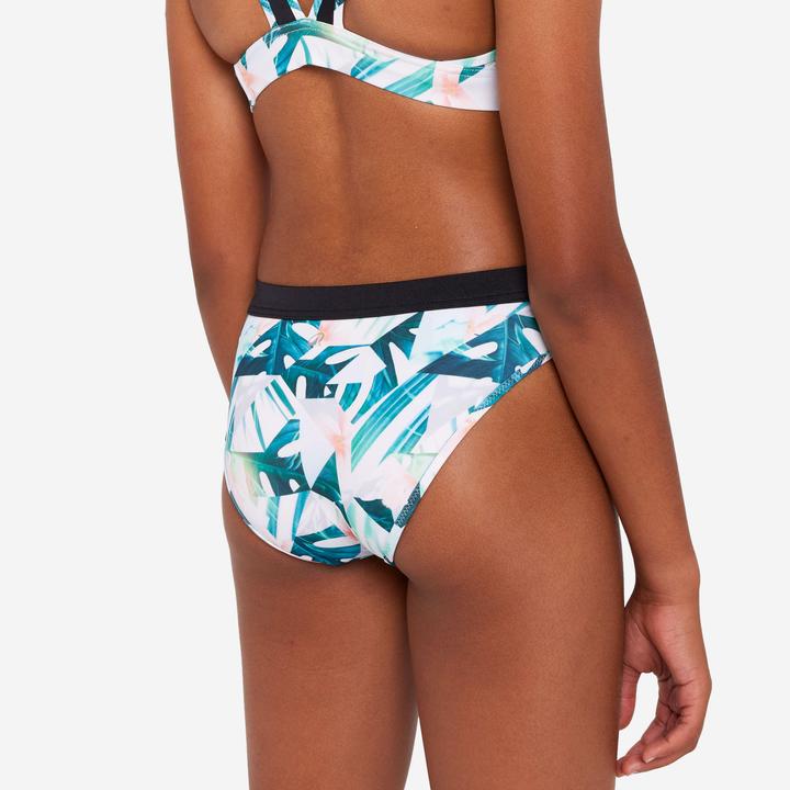 Produktbild Olaian Bikini-Hose Mädchen 900 Buddy rosa/geblümt (12, 13, 14)