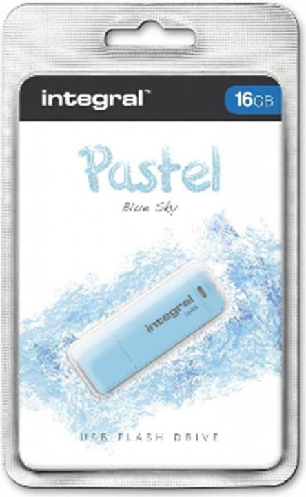 Actual product image Integral Memory Pastel Blue Sky (16 GB, USB-A, USB 3.0)
