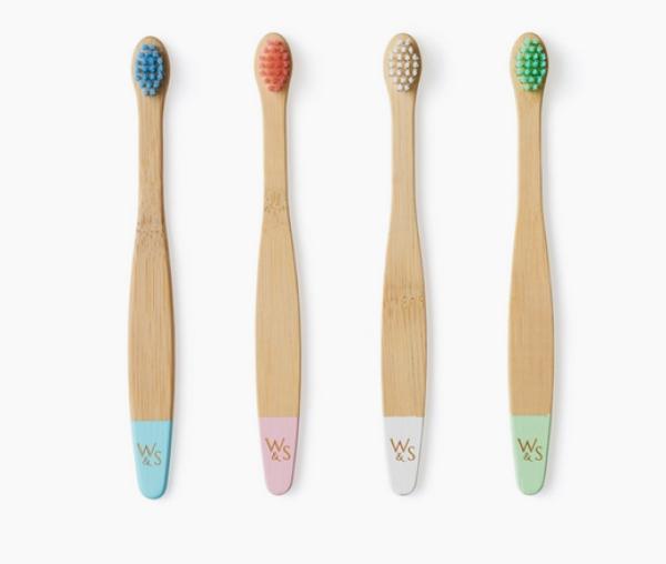 Image du produit Wild and Stone Set de brosse à dents en bambou pour bébé (Ultra doux, 4 x)