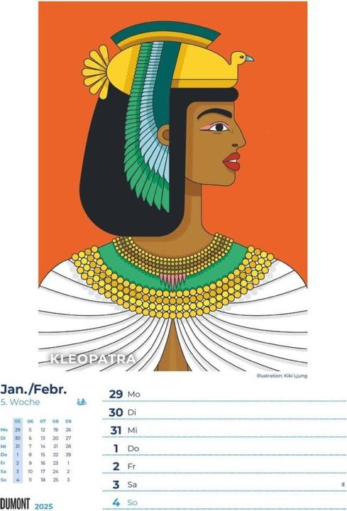 Produktbild Starke Frauen 2025 Wochenkalender, 21x29,7cm, Wandkalender mit 53 Porträts von (Harter Einband, Deutsch)