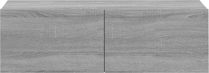 Image du produit VidaXL 4-tlg. TV-Schrank-Set Grau Sonoma Holzwerkstoff,Farbe: Grau (100 x 30 x 30 cm)