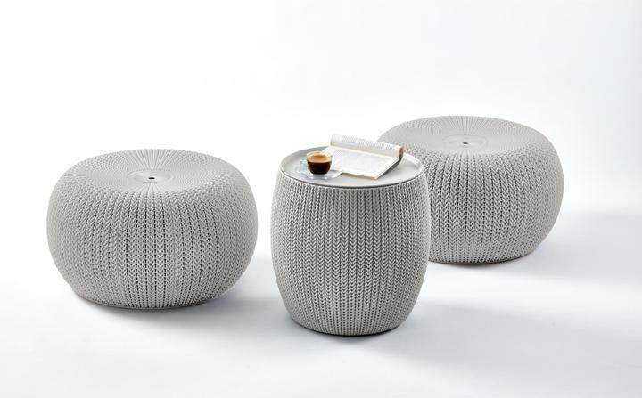 Actual product image Allibert Cozy Urban Storage, Set of 3, Beige