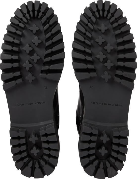 Actual product image Tommy Hilfiger Buckle Lace Up Boot (38)