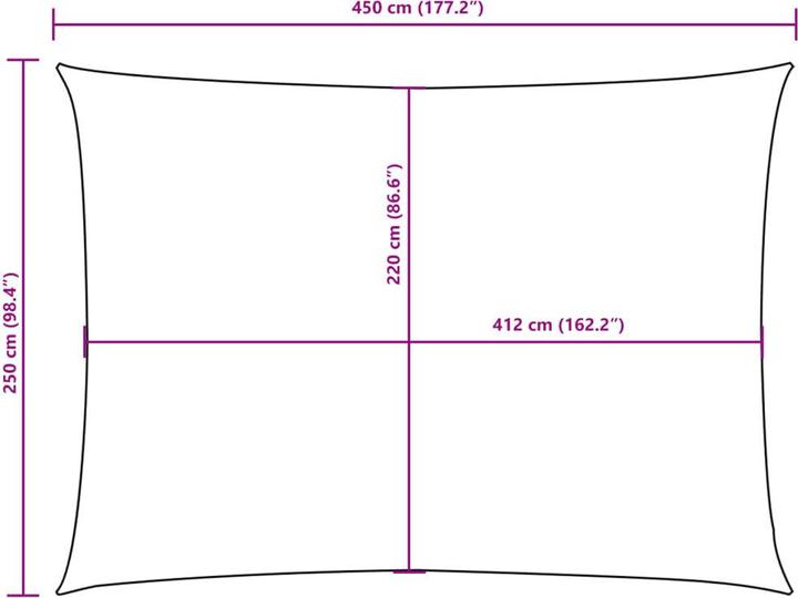Actual product image VidaXL Nezhatok (250 x 450 cm)