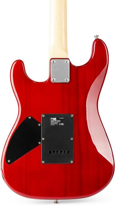 Immagine prodotto Max GigKit per chitarra elettrica stile trapuntato rosso (Chitarra elettrica, Legno)