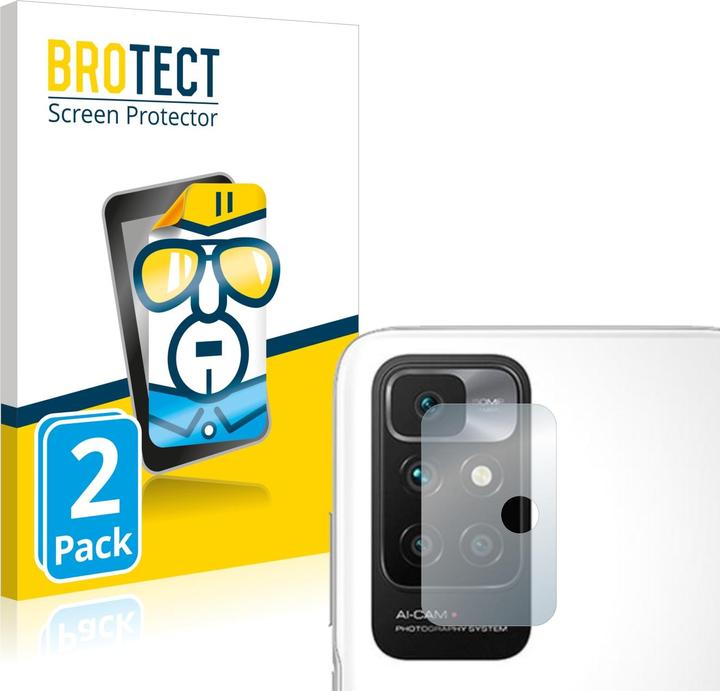 Produktbild BROTECT Schutzfolie Displayschutz Klar (2 Stück, Xiaomi Redmi 10)
