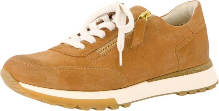 Paul Green Modischer Sneaker der Marke aus hochwertigem Veloursleder. Dank des puristischen Designs