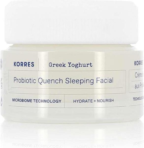 Image du produit Korres Greek Yoghurt Crème de Nuit Nourrissante aux Probiotiques (40 ml, Crème de nuit)