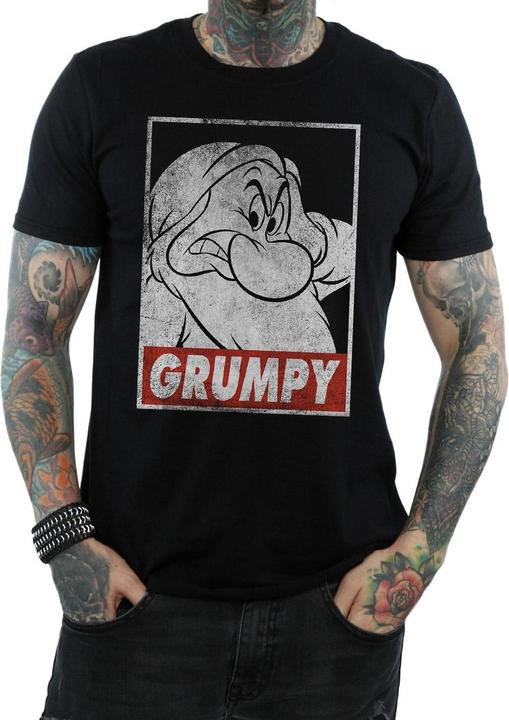 Produktbild Snow White Grumpy Poster TShirt aus Baumwolle (S)