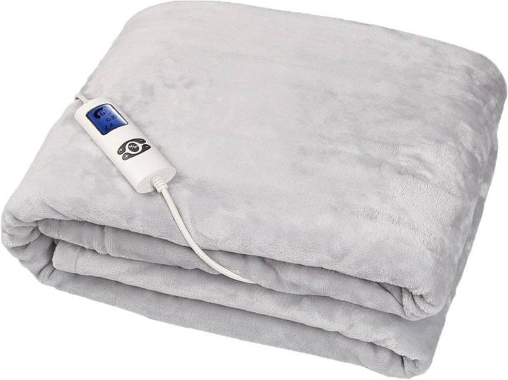 Image du produit Grafner Couverture chauffante Flannel Fleece 180 x 130 cm rouge WD10965 (180 x 130 cm)