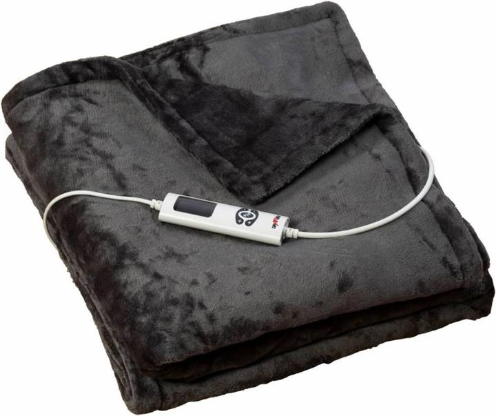 Image du produit Grafner Couverture chauffante Flannel Fleece 180 x 130 cm rouge WD10965 (200 x 180 cm)