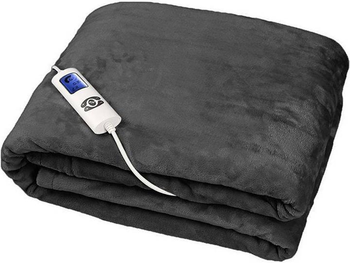 Image du produit Grafner Couverture chauffante Flannel Fleece 180 x 130 cm rouge WD10965 (200 x 180 cm)