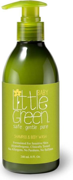 Image du produit Little Green Shampooing et lait corporel pour bébé (240 ml, Shampoing liquide)