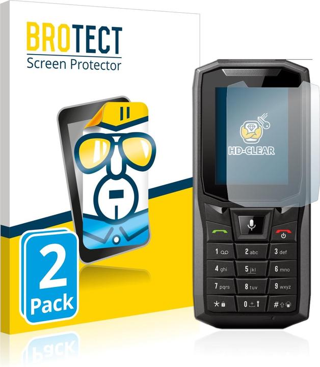 Actual product image BROTECT Screen Protector Clear (2 Piece, Crosscall Core -S4)