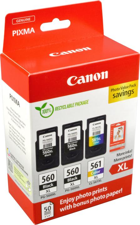 Image du produit Canon PG-560XLx2/CL-561XL (M, CF, C, Y)