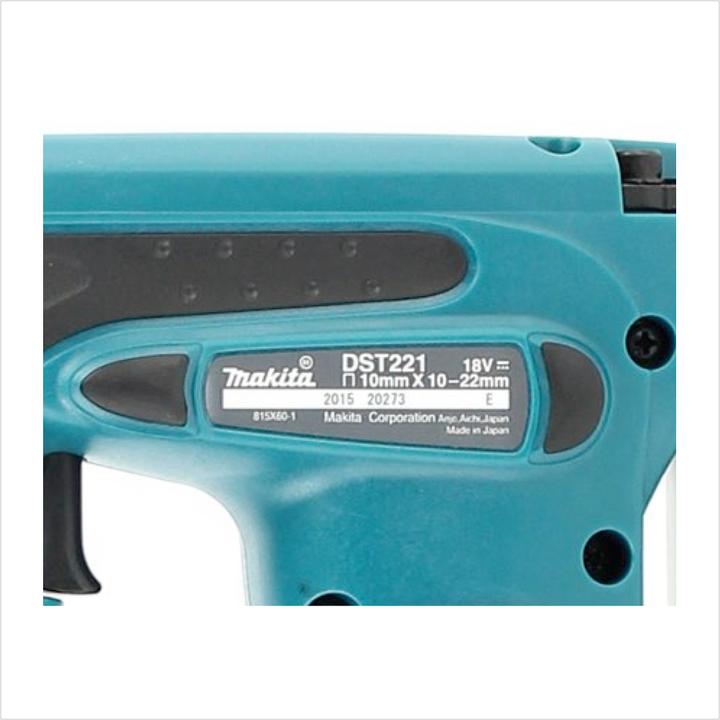 Actual product image Makita DST 221 Z 18 V Li-ion battery tacker solo - only the device without accessories