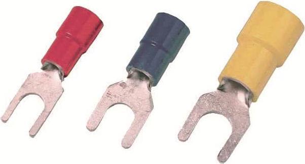 Produktbild Intercable Quetschkabelschuh ICIQ24G DIN46237 1,5-2,5qmm M4 blau Gabelform