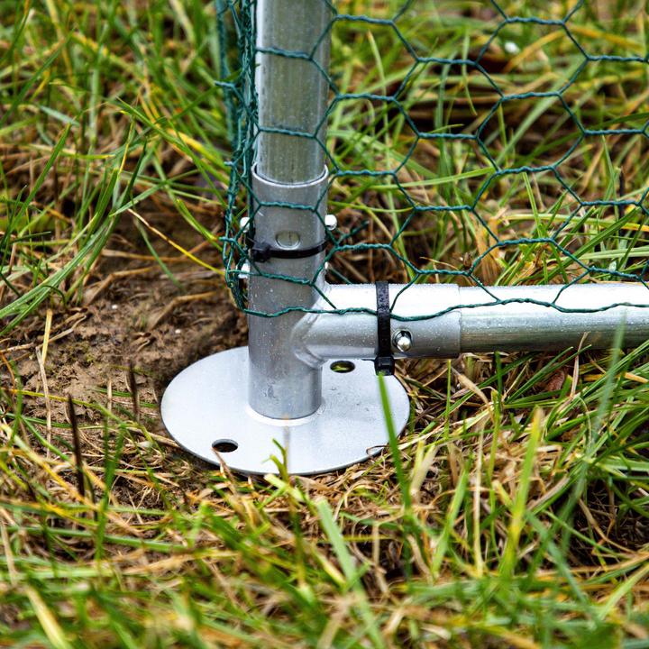 Produktbild Wiltec Fudajo XXL Freilaufgehege 4x2,95x2m Aussengehege Voliere Hühnerstall Tiergehege