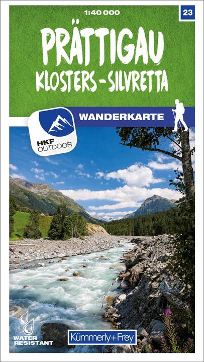 Image du produit Prättigau - Klosters - Silvretta n° 23 Carte de randonnée 1:40 000