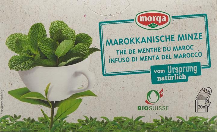 Immagine prodotto Morga Tè marocchino con copertura Tè biologico in erba (30 g)