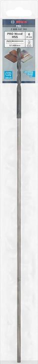 Actual product image Bosch Professional Zubehör PRO Wood HSS installation drill bit, 6 x 57 x 400 mm (5 mm)