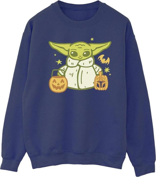 Actual product image Star Wars Mens Trick Or Treat Grogu Sweatshirt (3XL)