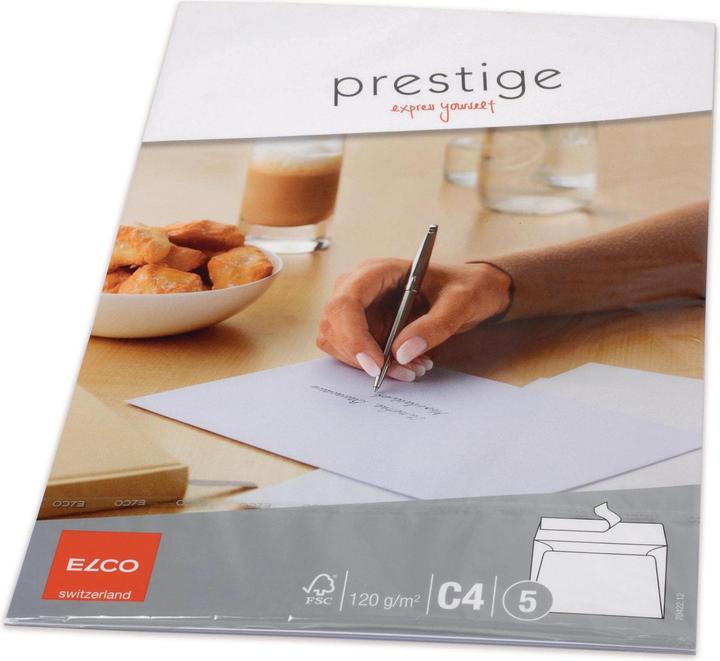 Image du produit Elco Enveloppe Prestige, sans fenêtre (C4, 5 x)