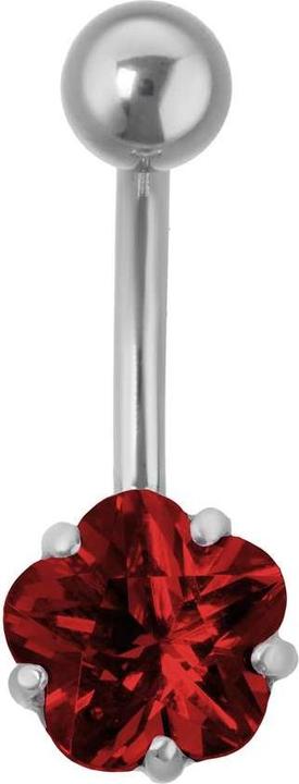 Actual product image Bijouteria Bellypiercing (Surgical steel 316L, Zirconia)