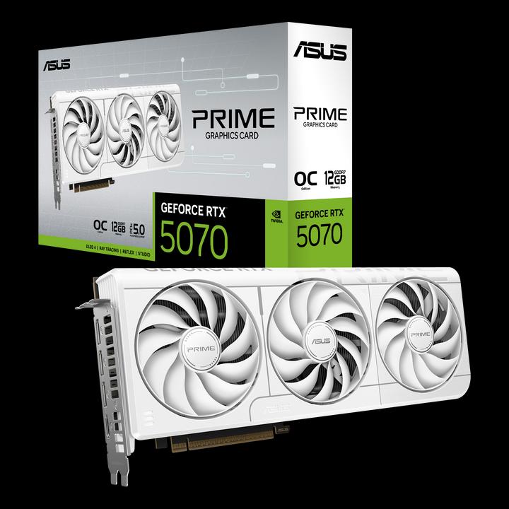 Produktbild ASUS PRIME-RTX5070-O12G-WHITE 12GB GDDR7 HDMI DP (12 GB)