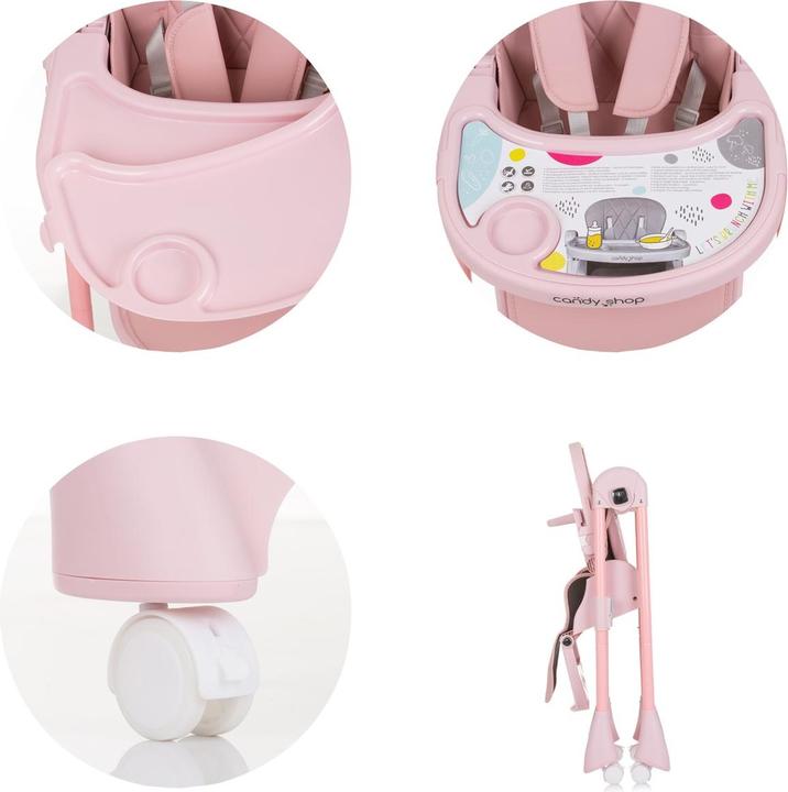 Actual product image Chipolino Candy Shop high chair (Highchair)