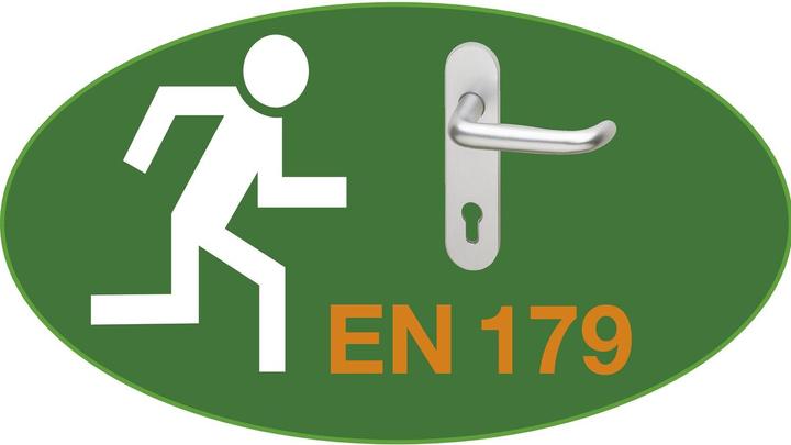 Actual product image BKS Split lever handle pin 78430, LI 25 x LA 50 mm, VK 9 mm, galvanised steel (Door handle)