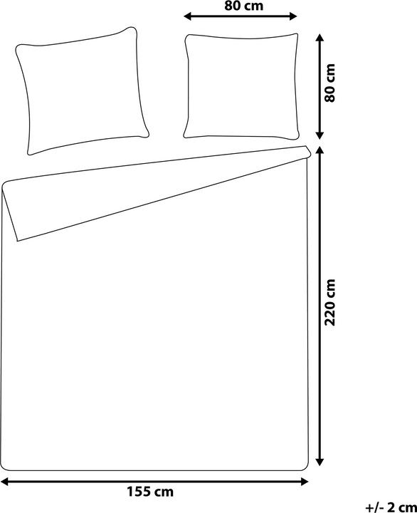 Produktbild Topeshop Harmonridge (Bettwäsche Set, 155 x 220 cm)