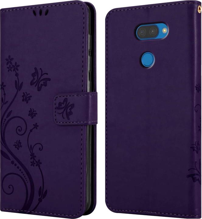 Produktbild Cadorabo Hülle für LG K40S mit Blumen Muster (Xiaomi Redmi K40s, LG K40s)