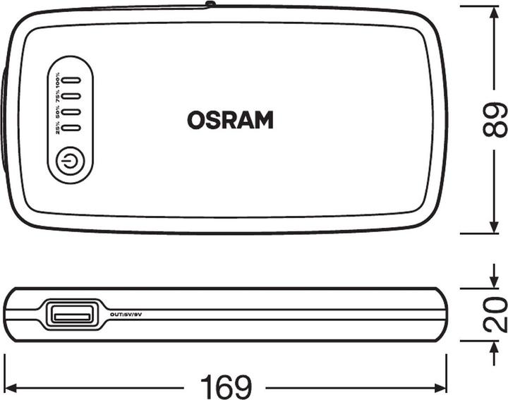 Produktbild Osram Batterystart 200 (500 A, 6000 mAh)