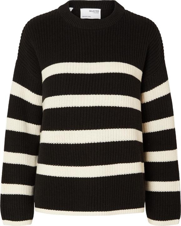 Actual product image Selected Femme Striped knit jumper (L)