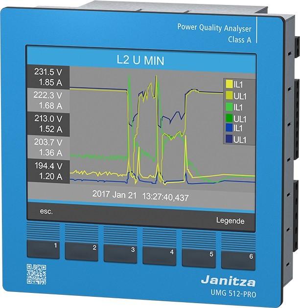 Produktbild Janitza JANI Spannungsqualitätsanalysator