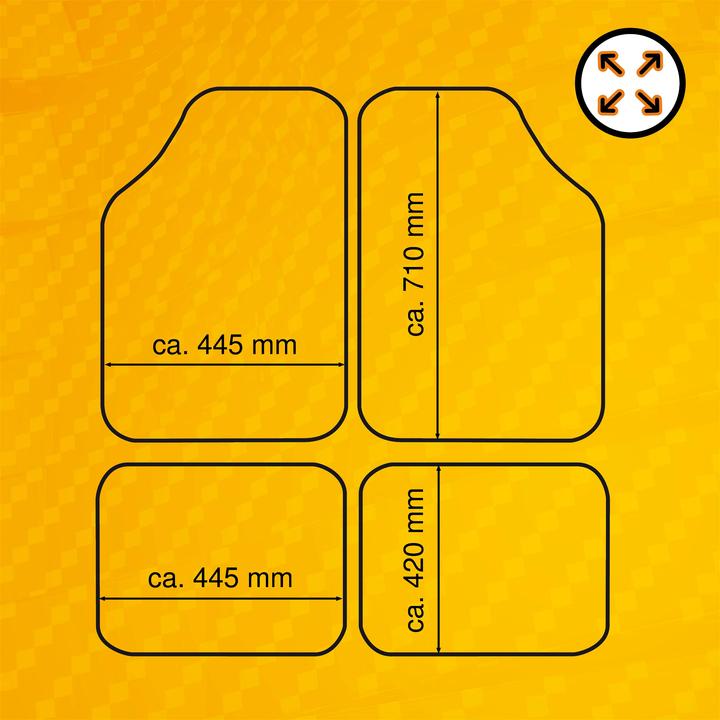 Produktbild Walser Priscus Set (1 Set à 4 Fussmatten)
