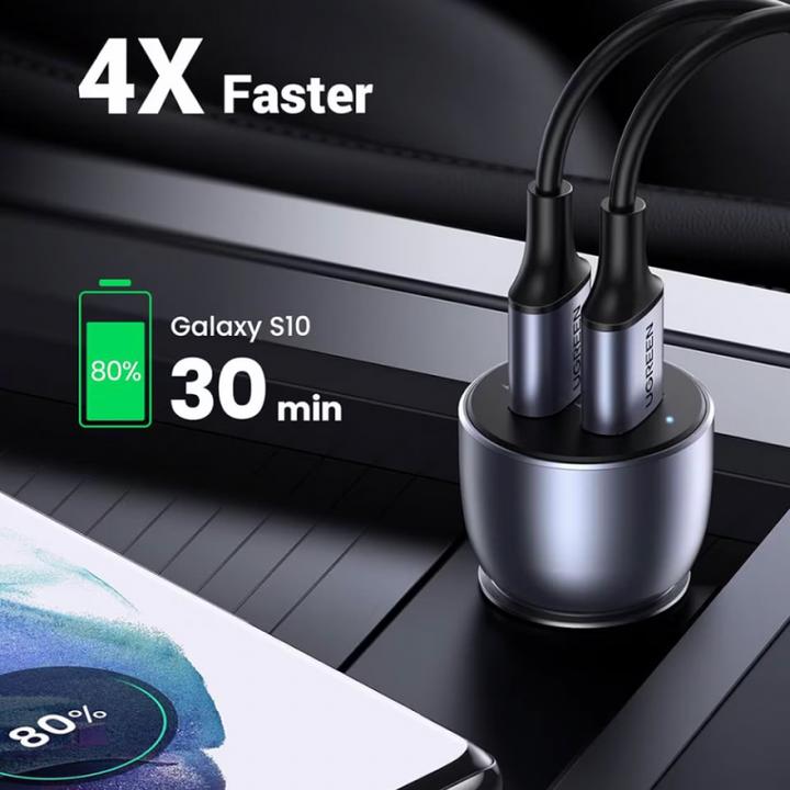 Produktbild Ugreen Dual USB Autoladegerät QuickCharge 3.0 36 Watt