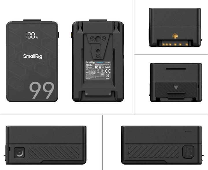 Actual product image SmallRig VB99 SE mini V Mount Battery 4608 (Rechargeable battery)