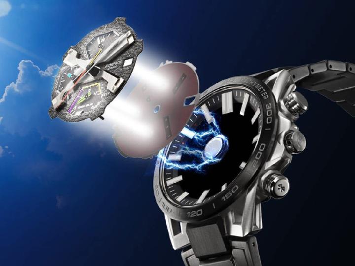 Actual product image Casio EQB-2000DC-1AER Edifice Solar 47mm 10ATM (Analogue wristwatch, Chronograph, 47 mm)