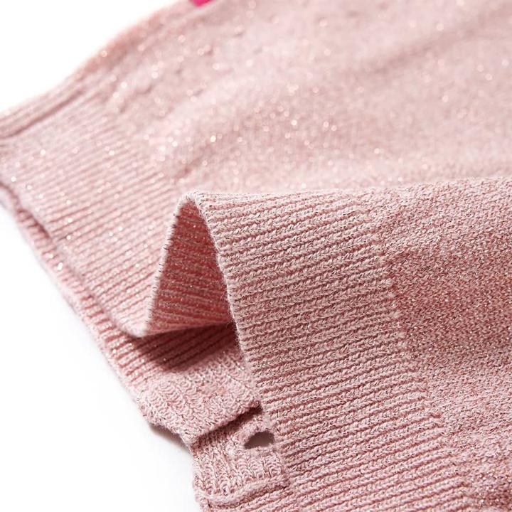 Produktbild VidaXL Kinder-Strickjacke Zartrosa 104,Material: 97 % Baumwolle. 3 (104)