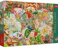 Produktbild Trefl Puzzle Premium Plus 1000 – Historische Weltkarte (1000 Teile)