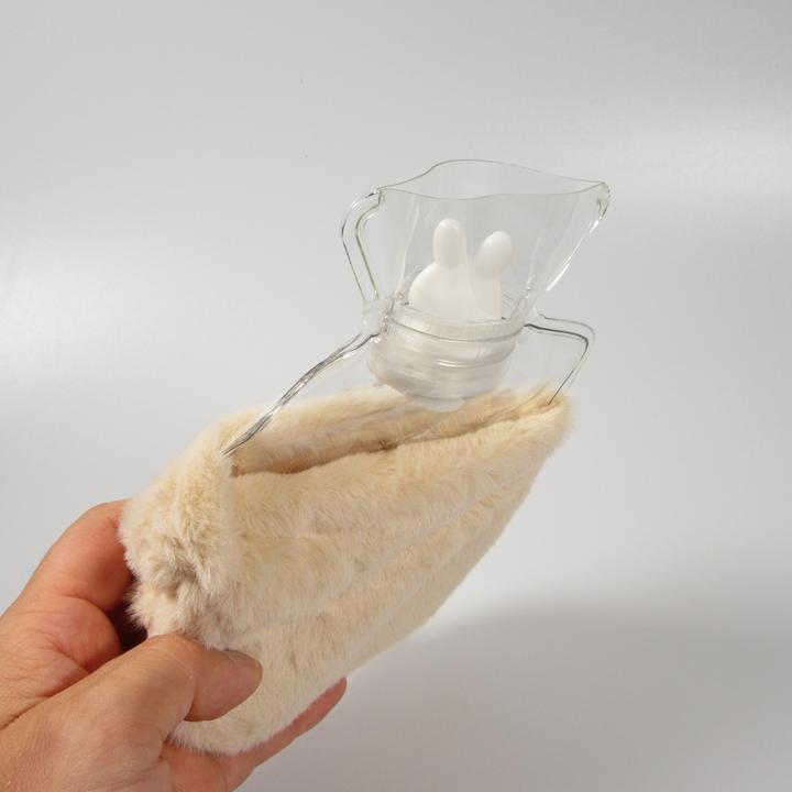 Image du produit PhoneLook Petite mini bouillotte avec enveloppe de lapin à la peluche douce (1 l)
