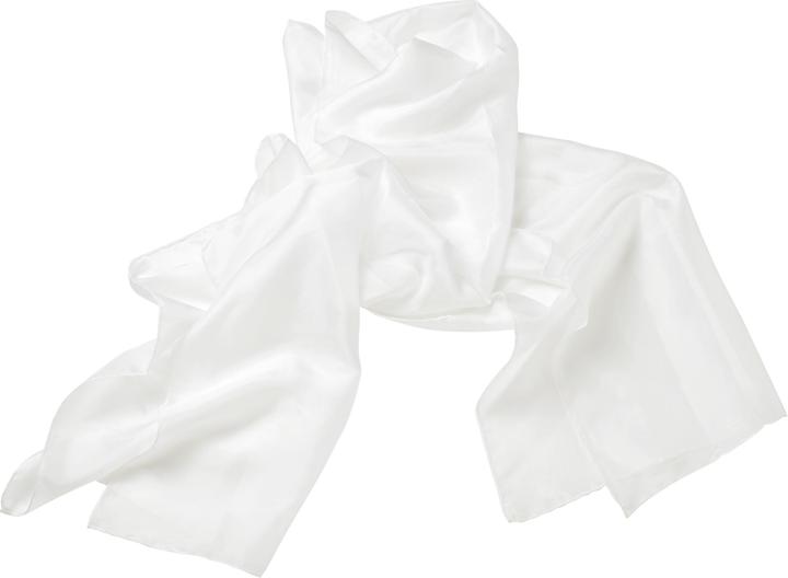 Produktbild Ideen Schal Pongé 05, weiss, 40x150 cm